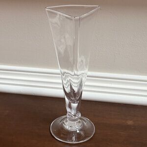 Simon Pearce Cavendish Triangular Bud Vase, 10”